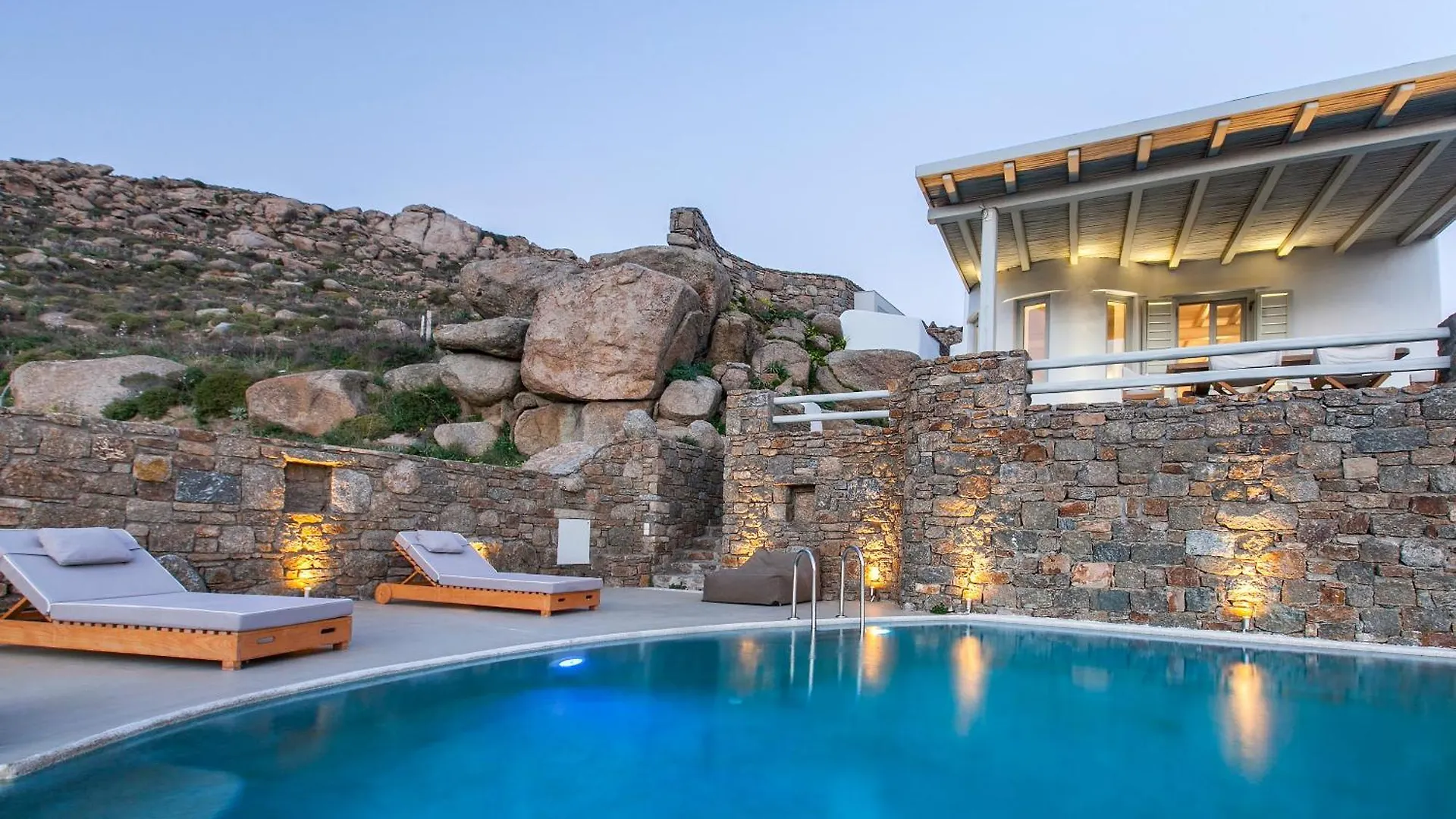 Breathtaking 6 Bed In Platis Gialos Villa
